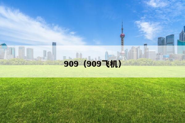 909（909飞机）