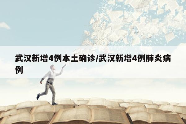 武汉新增4例本土确诊/武汉新增4例肺炎病例