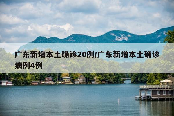 广东新增本土确诊20例/广东新增本土确诊病例4例