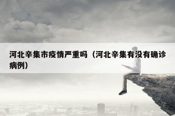 河北辛集市疫情严重吗（河北辛集有没有确诊病例）