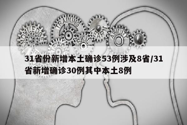 31省份新增本土确诊53例涉及8省/31省新增确诊30例其中本土8例