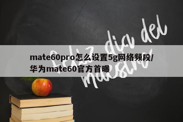 mate60pro怎么设置5g网络频段/华为mate60官方首曝