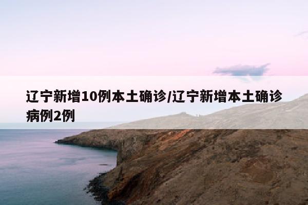 辽宁新增10例本土确诊/辽宁新增本土确诊病例2例