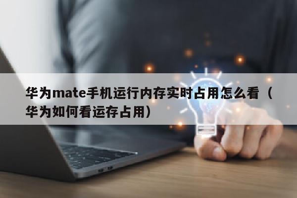 华为mate手机运行内存实时占用怎么看（华为如何看运存占用）