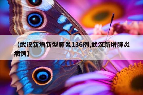【武汉新增新型肺炎136例,武汉新增肺炎病例】