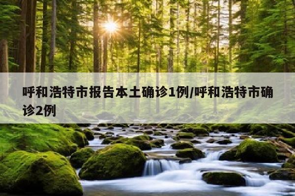 呼和浩特市报告本土确诊1例/呼和浩特市确诊2例